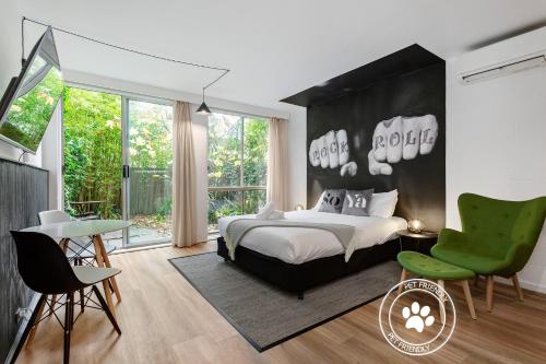 1 double bed