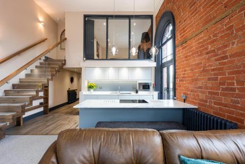 virtuve, The Old Chapel Apartments in Edwinstowe