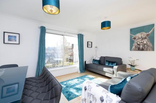 Picture of Altido Bright 3-Bed Flat Overlooking The Clyde