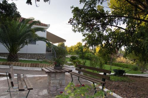 Garden, Akritas Residences in Vasilitsi