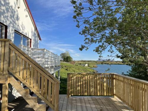 Terraza/balcón, Myvo The Studio apartment at Geiteyjarströnd 4 (Myvo The Studio apartment at Geiteyjarstrond 4) in Myvatn