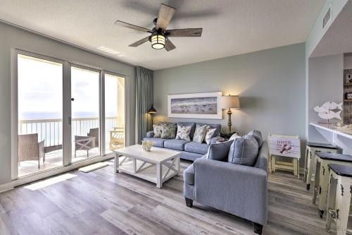 Coastal Condo with Balcony and Free Beach Service!