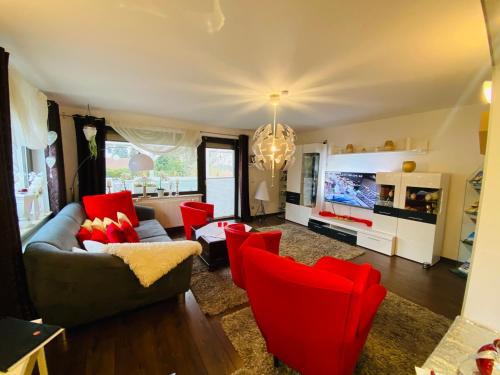 Ferienhaus zur Waldauer Höhe mit 3 SZ, 120qm & 40qm Balkon (Ferienhaus zur Waldauer Hohe mit 3 SZ, 120qm & 40qm Balkon) in Nahetal-Waldau