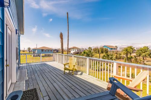 Blue Whale House in Galveston, USA