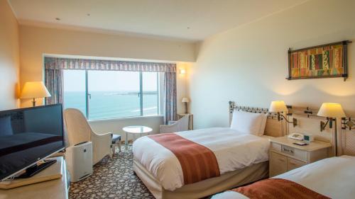 Standard Twin Room with Ocean View