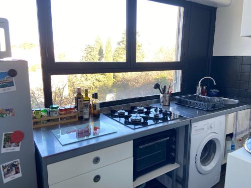 Kitchen, Appartement Circe - Montpellier Nord-Hopitaux-Facultes in Alco