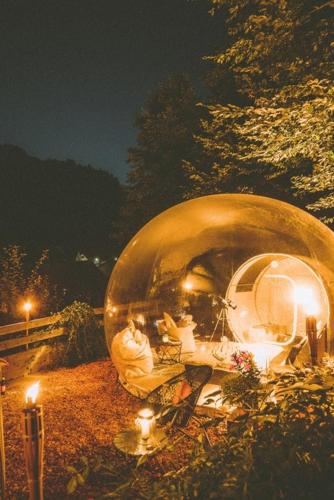 Bubble-Tent Elzach inklusive Hot Tube Badefass