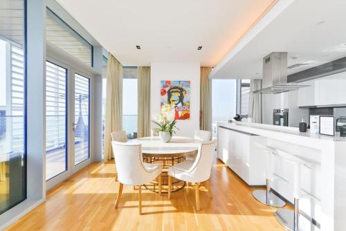 Restaurant, Premium 2+1 BR condo in the heart of Bluewaters Island in Bluewaters Island