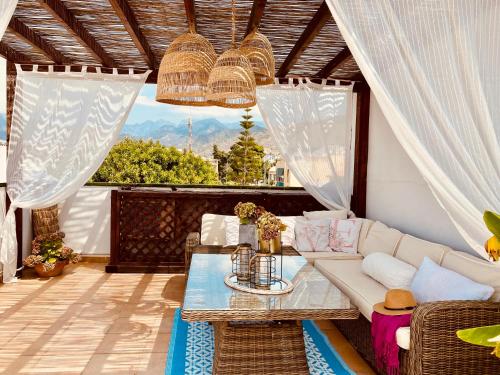 Jardí, Hostal Boutique Plaza Cantarero in Nerja