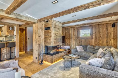Superb luxurious chalet with sauna beneath the slopes in Megève - Welkeys gîte à louer Vauvray