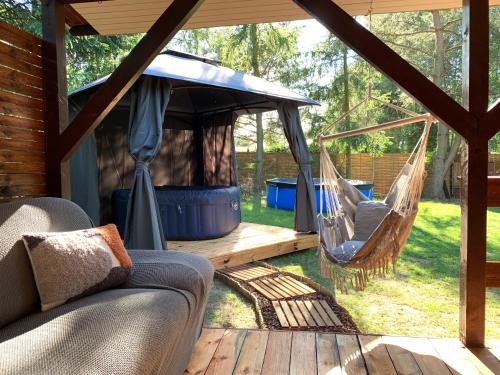 . DOM LAS 3-natura, relaks, jacuzzi, ognisko, Jeziorsko