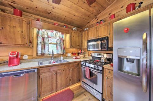 Ellijay Escape on Briar Creek with Hot Tub and Views! - image 12