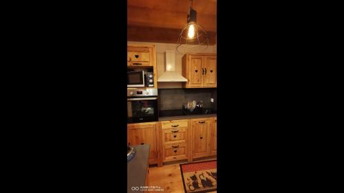Shepherds hut furnished wellness area Spa Sauna gîte à louer Ambert
