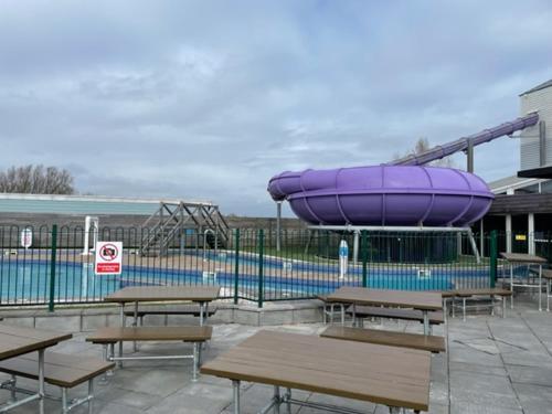 Yüzme havuzu, Blackpool Caravan in Haven Marton Mere Holiday Park in Blackpool