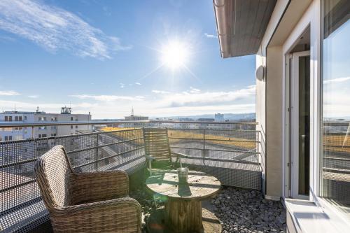 Camera doppia, balcone