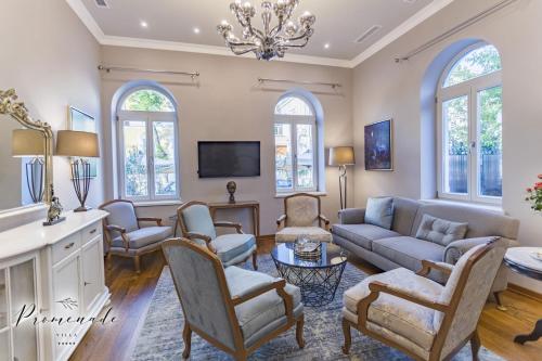 gedeelde lounge/tv-ruimte, Villa Promenade in Burgas