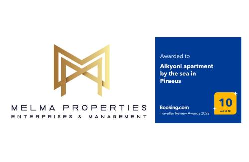  MELMA PROPERTIES- ALKYONI apartment by the sea in Piraeus in Piräus