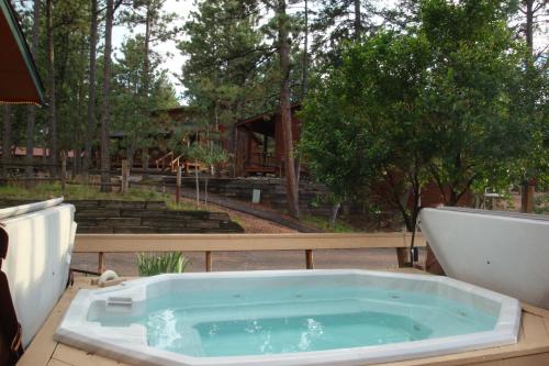 Hot tub, Bristlecone Lodge in Woodland Park (CO)