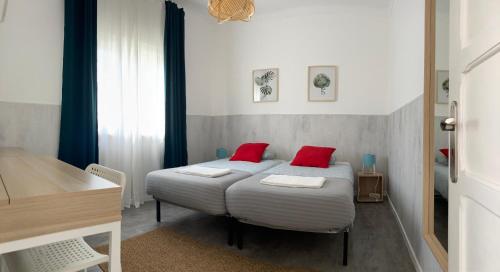 1 doppelbett oder 2 einzelbetten, gemeinschaftsbad