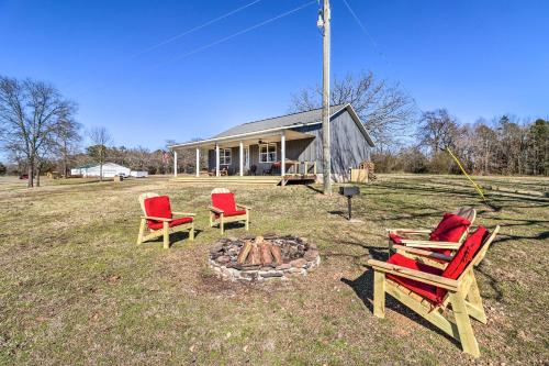 Greers Ferry Retreat with Deck and Stocked Pond!