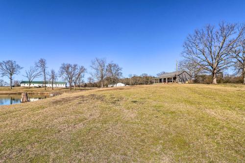 Greers Ferry Retreat with Deck and Stocked Pond!