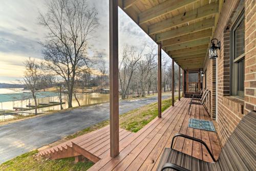 Waterfront Eddyville Home with Dock and Kayaks!