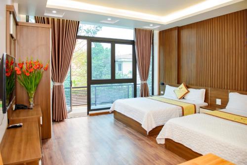 2 queen beds