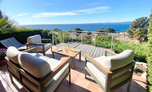 VILLA PARADIS Vue Mer Saint-Raphael gîte à louer Plage de Boulouris