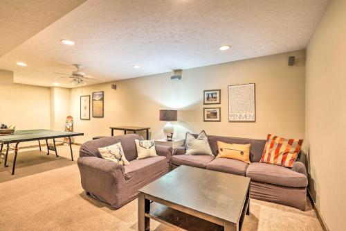 Spacious Elk Park Lodge with Game Room and Fire Pit!