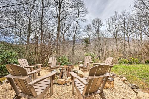 Spacious Elk Park Lodge with Game Room and Fire Pit!