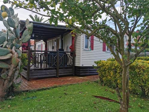  Bungalow finca privada, wifi in Mortera