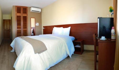 Chambre, Hotel Las Palmas in Lima