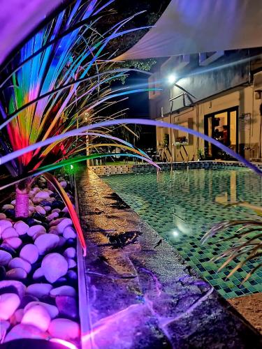 Swimming pool, Tc theme park Guest house in Teluk Cempedak