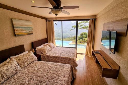 Cabaña con Espectacular Vista y Piscina Climatizada (Cabana con Espectacular Vista y Piscina Climatizada) in 查梅