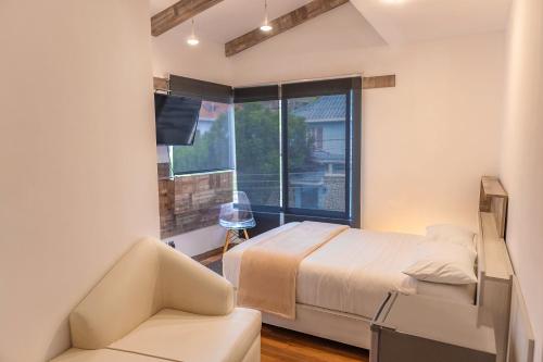 1 double bed