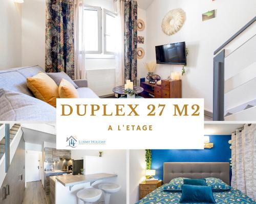 LuxmyHoliday - Duplex proche Disneyland 10min Paris 30min en RER