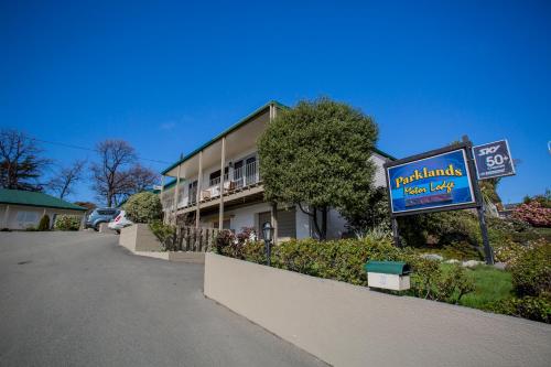 A szálláshely kívülről, Parklands Motor Lodge in Timaru