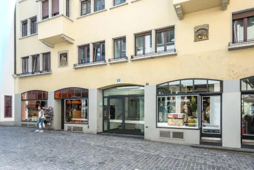 Muenstergasse Zurich Old Town in Zürich, Schweiz