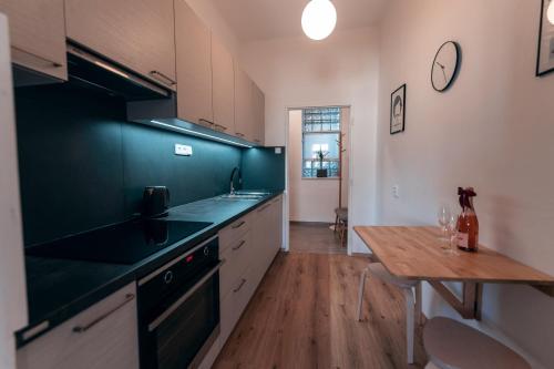 ห้องครัว, Apartmány CAFÉ-CAFÉ (Apartmany CAFE-CAFE) in ยีชีน