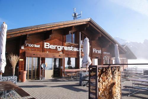 Berggasthaus First - Only Accessible by Cable Car