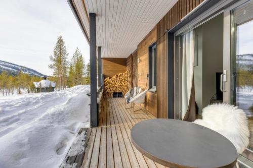 Iekārtas, Holiday Apartments Suomu Chalet 14 A & B in Tonkopuro