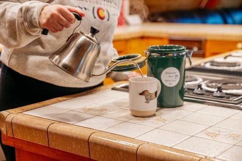 Furnished Deck and Fire Pit Happy Jack Cabin