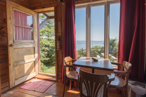 Kilátás, Auberge/Chalet Griffon Aventure in Jersey Cove (QC)