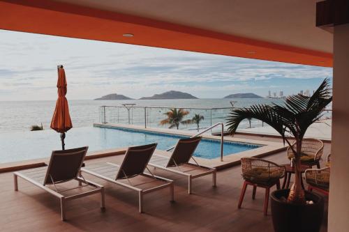 Nuevo Ap. Piso 15; vista al mar, alberca y jacuzzi