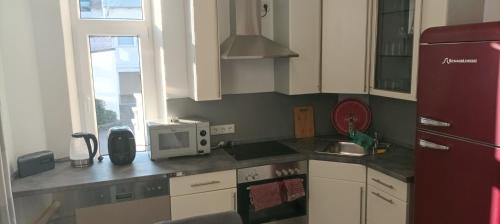 Konyha, Detmold City Deluxe Appartements H17 in Detmold