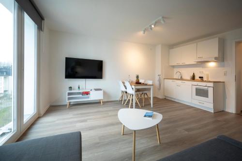 Apartment direkt am Hafen - mit UHD TV und Netflix Over view