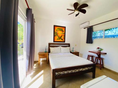 1 double bed
