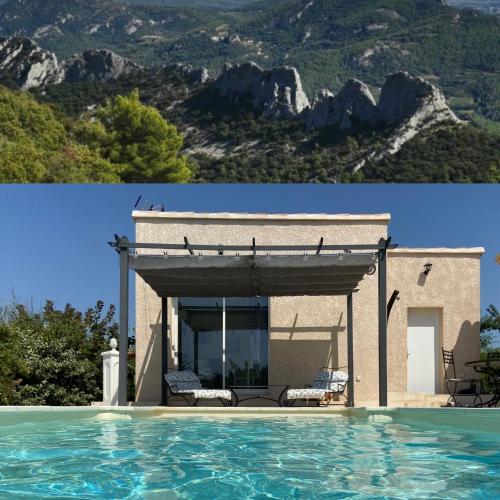 Studio indépendant au pied des dentelles de Montmirail