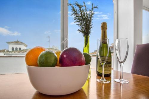 Altan/terrasse, Duquesa Harbour Club Aparthotel in Manilva