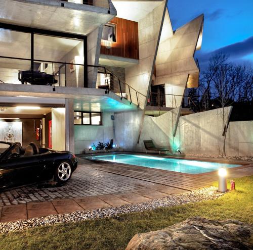  Utopic Villa Joya Arquitectónica con Vistas al Mar y Piscina in Loyola